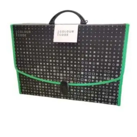 VALIGETTA POLIONDA 40X28X8 COLOUR CODE ( VERDE - ROSA )