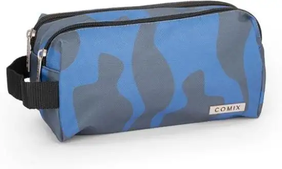 ASTUCCIO COMIX 2 ZIP BLU