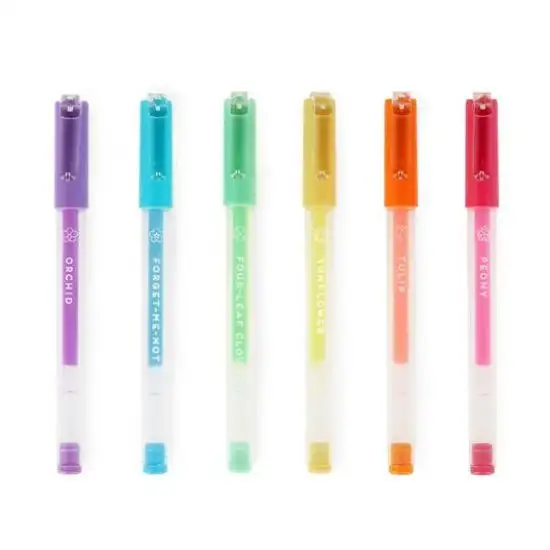 SET 6 PEZZI MINI PENNE GEL - SPRING IS IN THE AIR - COLORI PASTELLO