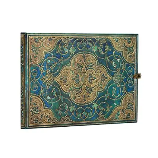 TACCUINO RIGHE TURQUOISE CHRONICLES. CON CHIUSURA. (LARGE)