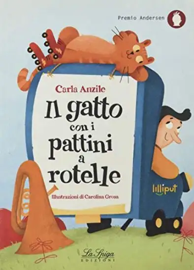 IL GATTO CON I PATTINI A ROTELLE