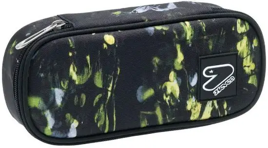 PENCIL BAG ROUND PLUS SEVEN YELLOW PAINT