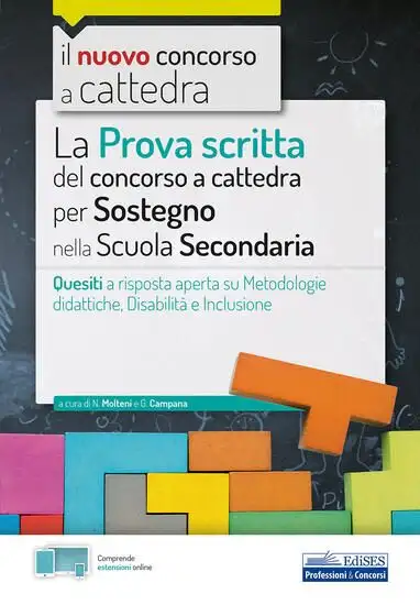 CONCORSO A CATTEDRA PROVA SCRITTA. CONCORSO ORDINARIO SOSTEGNO SECONDARIA