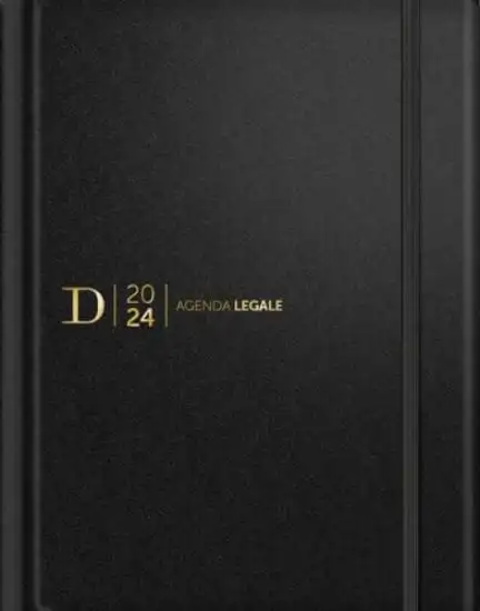AGENDA LEGALE D`UDIENZA 2024. EDIZ. NERO
