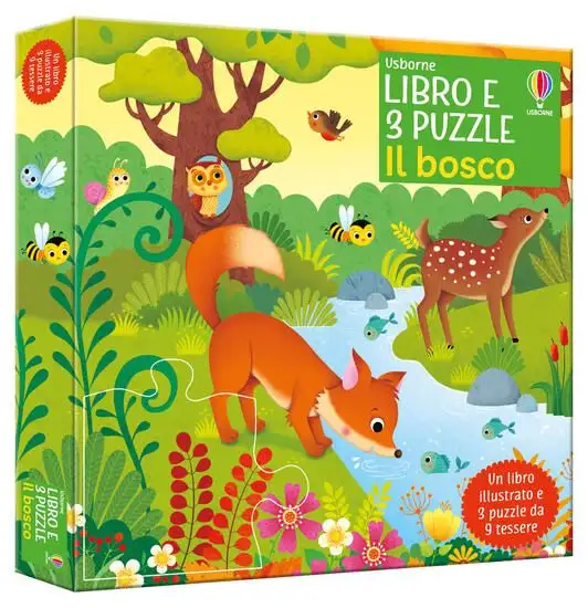 BOSCO. EDIZ. A COLORI. CON 3 PUZZLE (IL)