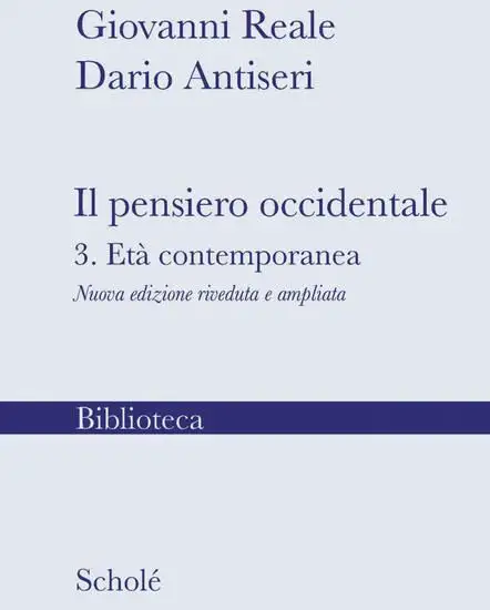 PENSIERO OCCIDENTALE. NUOVA EDIZ. (IL). VOL. 3: L` ETA` CONTEMPORANEA