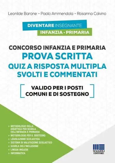 CONCORSO INFANZIA E PRIMARIA. PROVA SCRITTA.