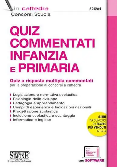 QUIZ COMMENTATI INFANZIA E PRIMARIA.