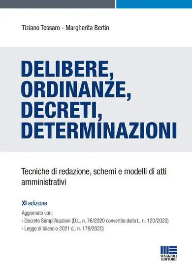 DELIBERE, ORDINANZE, DECRETI, DETERMINAZIONI 2021
