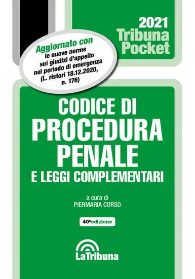 CODICE DI PROCEDURA PENALE POCKET 2021