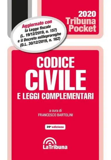 CODICE CIVILE POCKET 2020