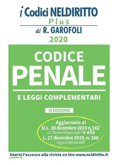 CODICE PENALE 2019