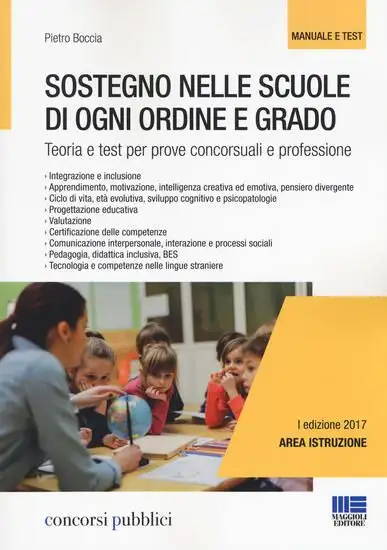 SOSTEGNO NELLE SCUOLE DI OGNI ORDINE E GRADO - TEORIA E TEST