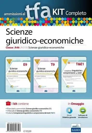 TFA SCIENZE GIURIDICO-ECONOMICHE. PROVE SCRITTE E ORALI. KIT COMPLETO