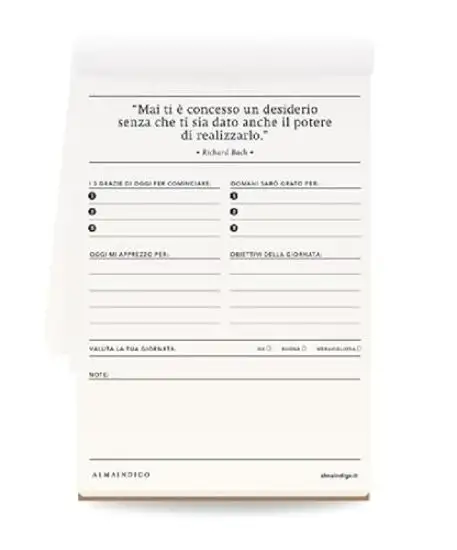 IL MIO BLOC NOTES DI CRESCITA: GRATITUDINE