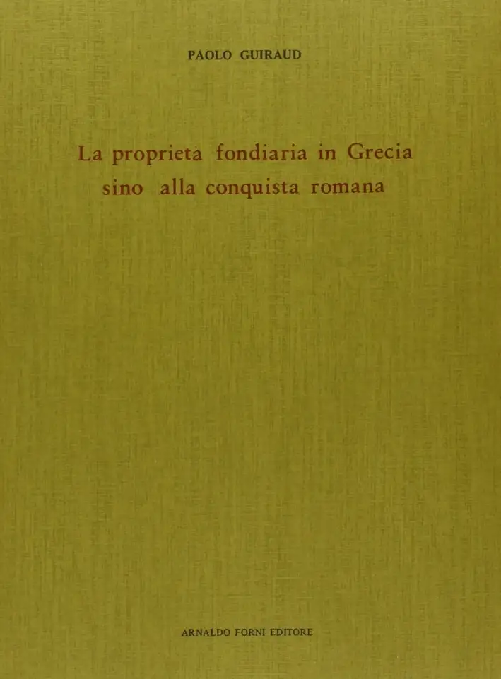 La proprietà fondiaria in Grecia