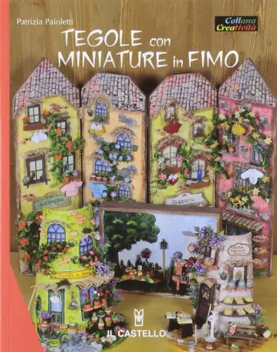 Tegole con miniature in fimo
