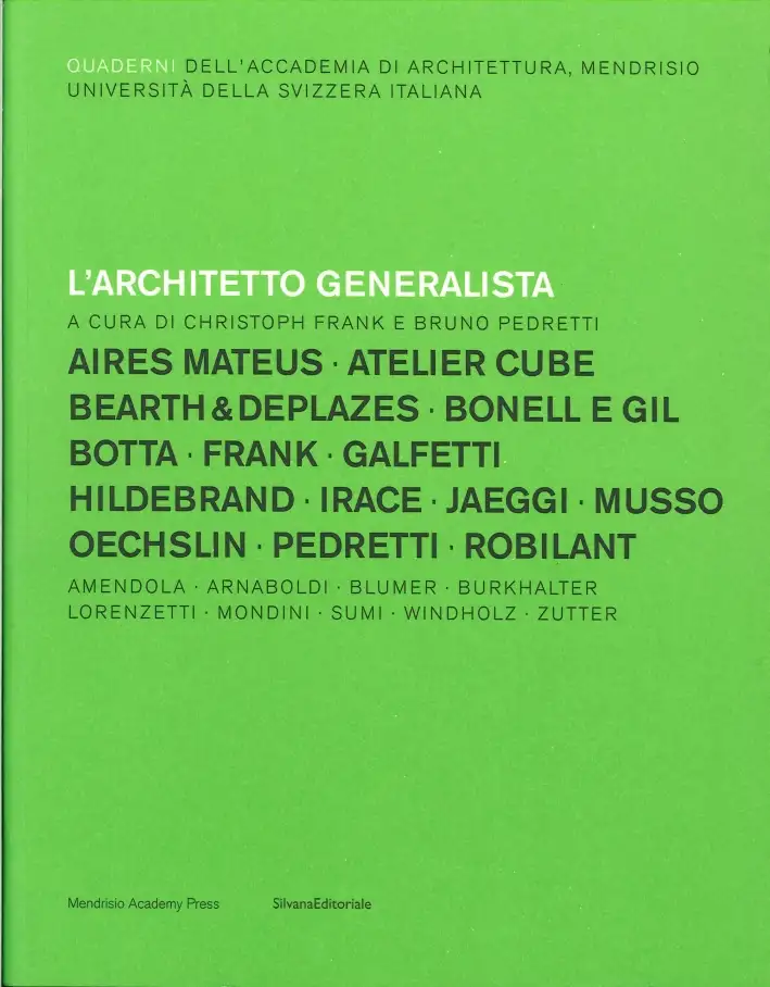 L'architetto generalista