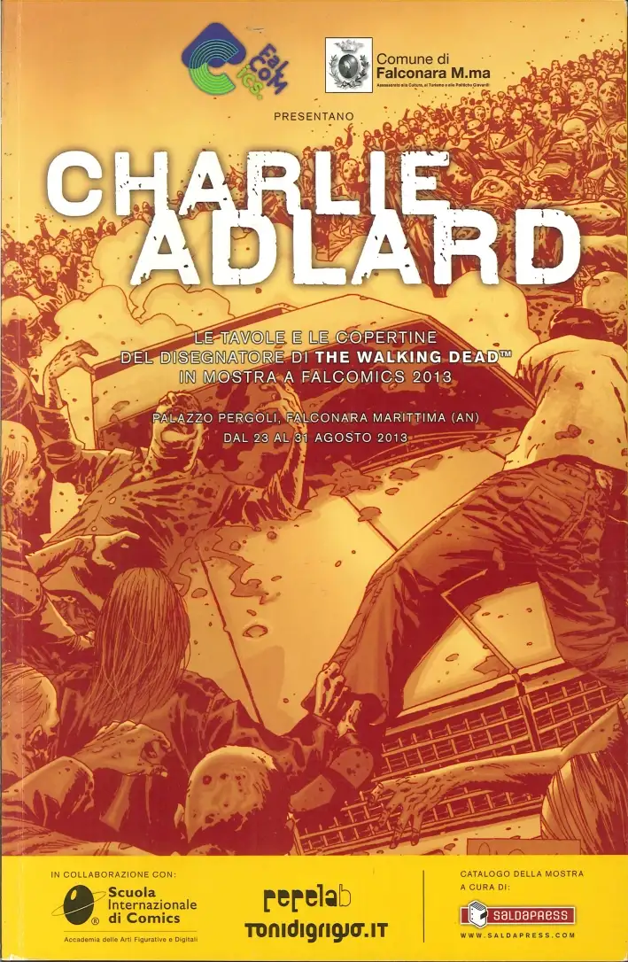 Charlie Adlard. Le tavole e le copertine del disegnatore di The Walking Dead in mostra a Falcomics 2013