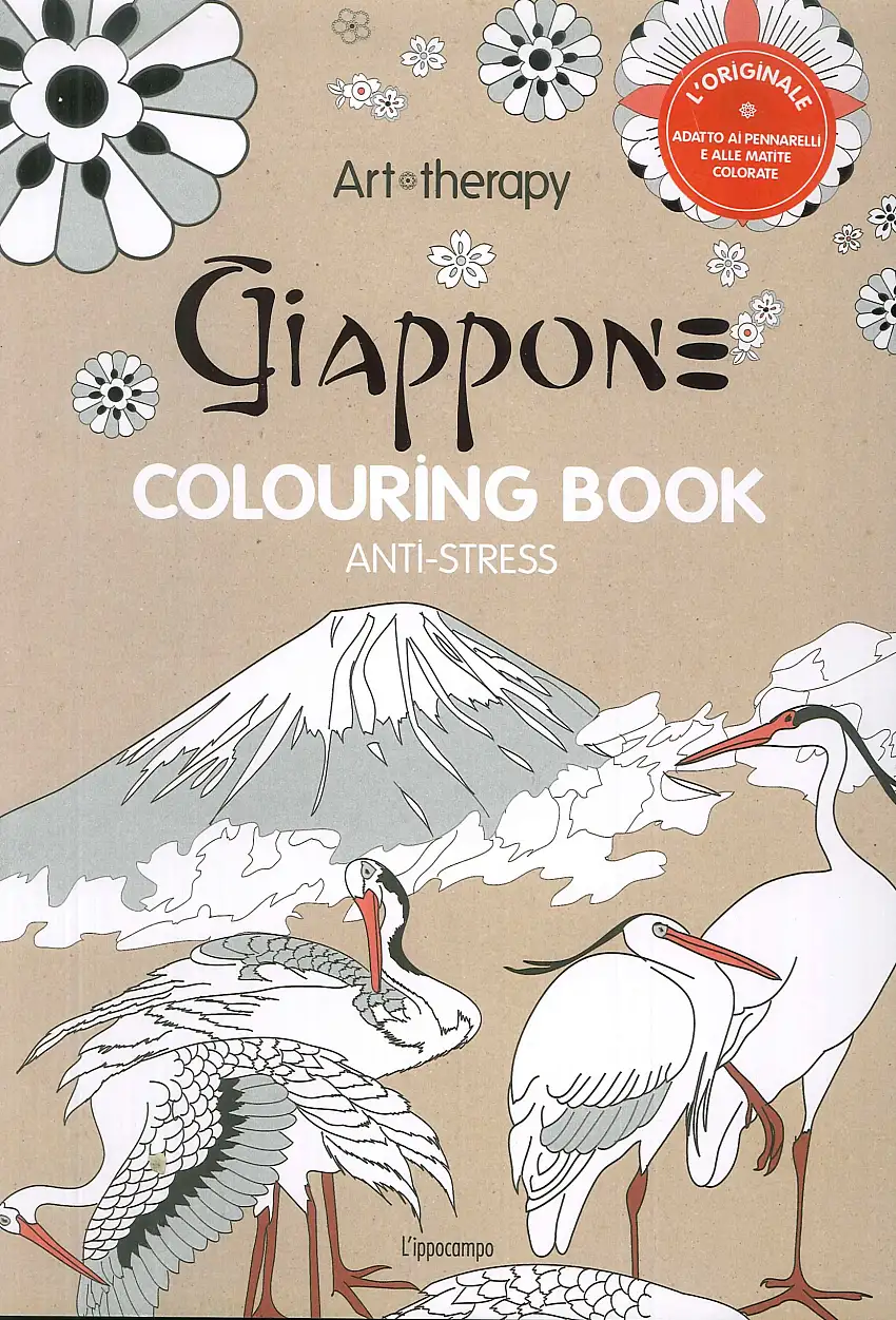 Art therapy. Giappone. Colouring book anti-stress