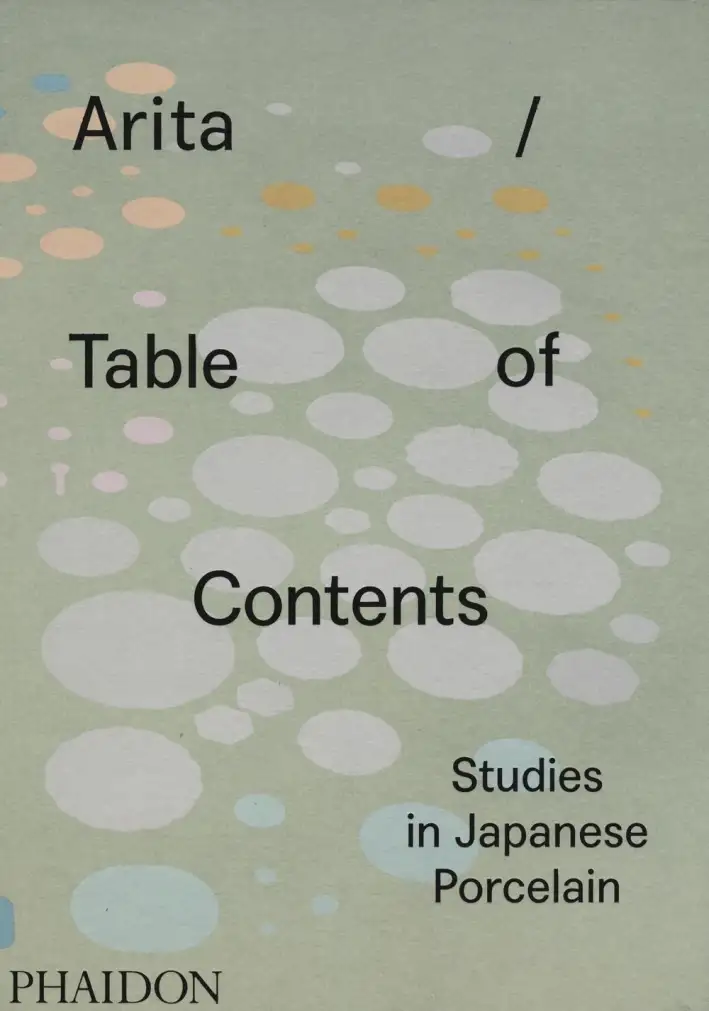 Arita table of contents studies in Japanese porcelain