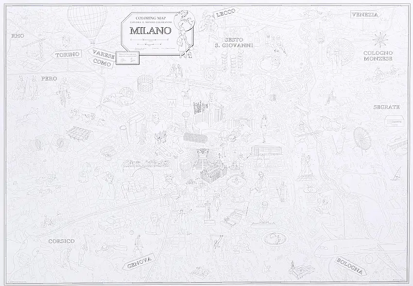 Milano. Coloring maps