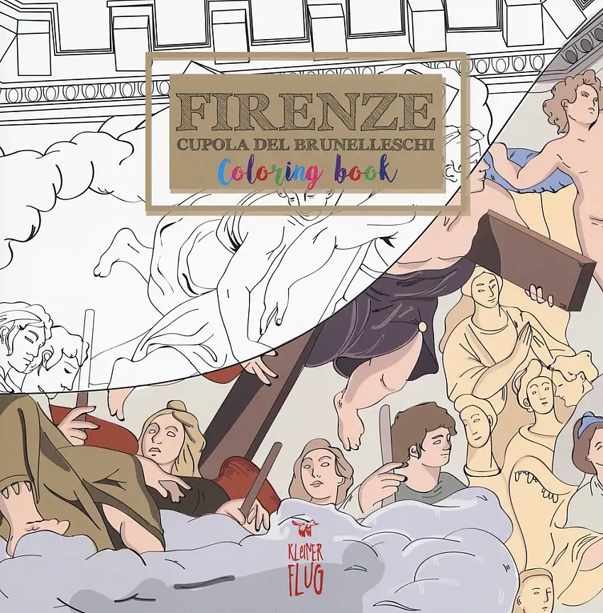 Firenze. Cupola del Brunelleschi. Colouring book