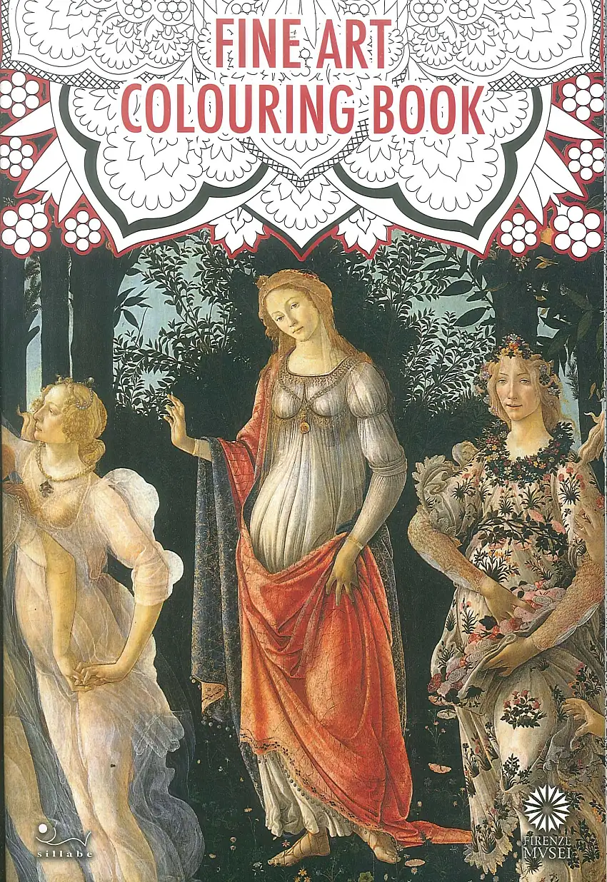 Fine art colouring book.