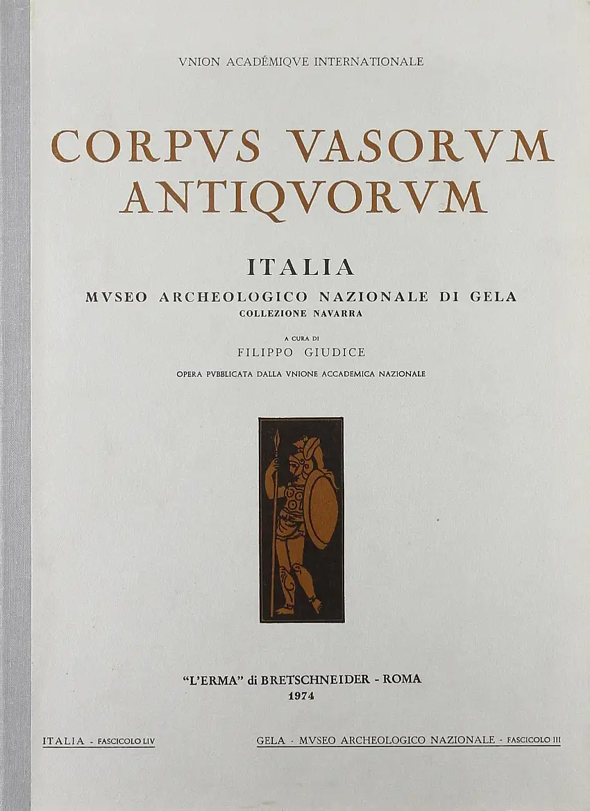 Corpus vasorum antiquorum. Vol. 54: Gela, Museo archeologico nazionale (3)