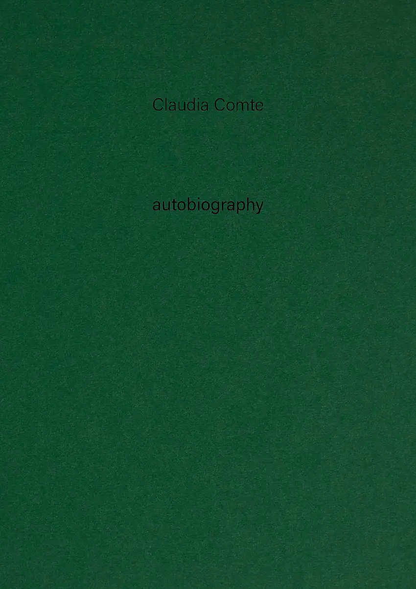 Autobiography n. 12. Nothing exists alone