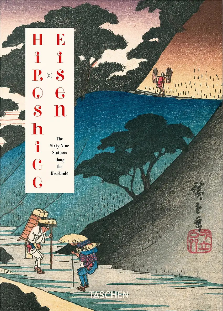 Hiroshige & Eisen. The sixty-nine stations along the Kisokaido