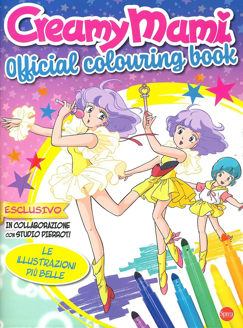 Creamy Mami. Official colouring book