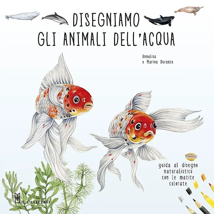 Disegniamo gli animali dell'acqua. Guida al disegno naturalistico con le matite colorate