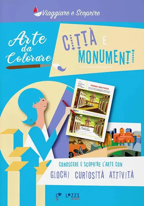 Arte da colorare. Città e monumenti