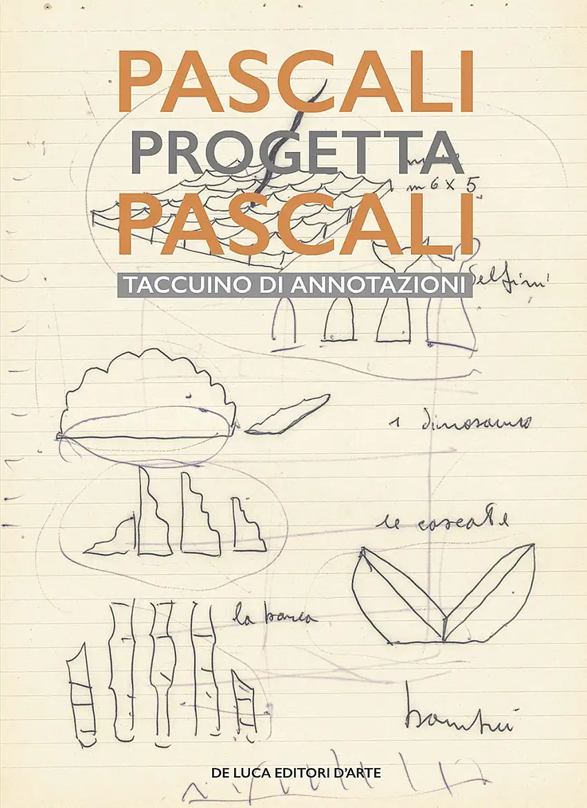 Pascali progetta Pascali taccuino di annotazioni