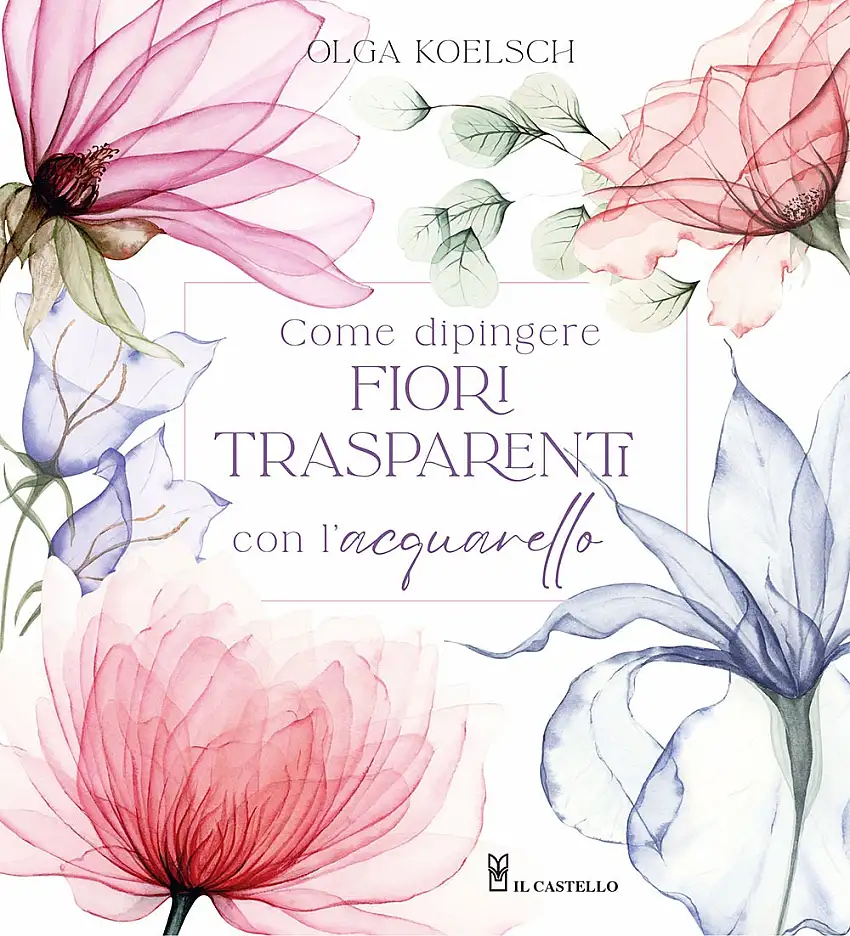 Come dipingere trasparenti fiori con l'acquarello
