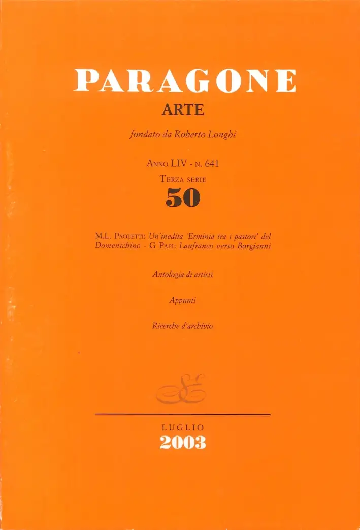 Paragone arte. Vol. 50