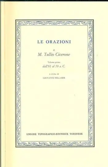 Le orazioni. Vol. 1