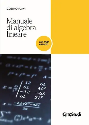 Manuale di algebra lineare