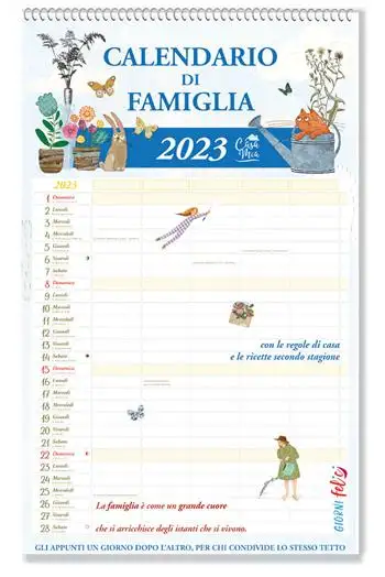 Casa mia. Calendario di famiglia 2023