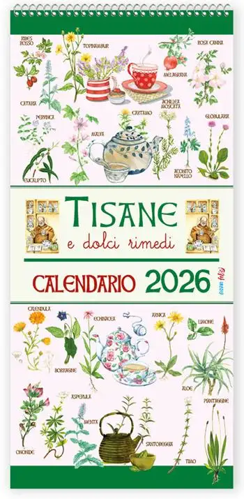 Tisane e dolci rimedi. Calendario 2026